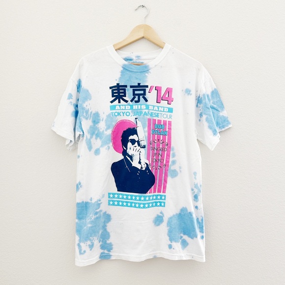 NEW Bob Dylan Tie Dye Graphic Tee - Picture 6 of 6
